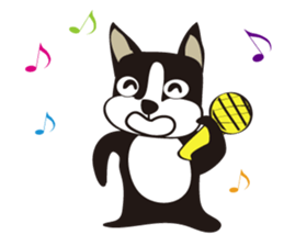 boschee of the Boston terrier sticker #3336891