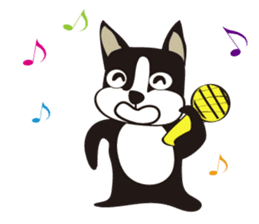 boschee of the Boston terrier sticker #3336891