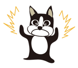 boschee of the Boston terrier sticker #3336903