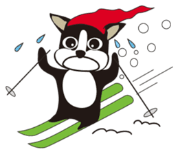 boschee of the Boston terrier sticker #3336906