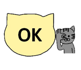 Simple cat board~Basic~ sticker #3337210