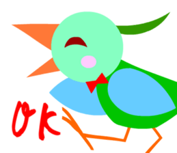 The office worker who likes work. sticker #3337602