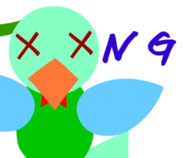 The office worker who likes work. sticker #3337603