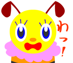 The office worker who likes work. sticker #3337625