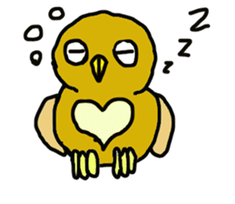FUKU of an owl sticker #3337924