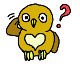 FUKU of an owl sticker #3337937