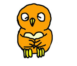FUKU of an owl sticker #3337949