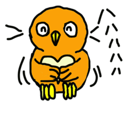 FUKU of an owl sticker #3337952