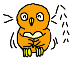 FUKU of an owl sticker #3337952