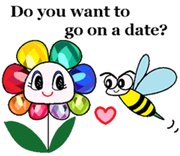 Jewel Flower (English version) sticker #3338002