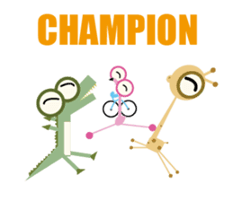 Triathlon Team Safari sticker #3338091