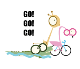 Triathlon Team Safari sticker #3338105