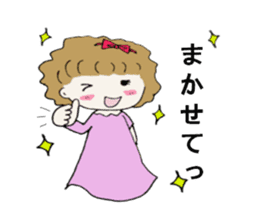Japanese cute girl stickers sticker #3338322
