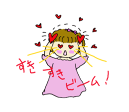 Japanese cute girl stickers sticker #3338327