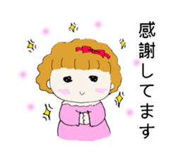 Japanese cute girl stickers sticker #3338329