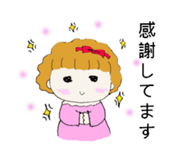 Japanese cute girl stickers sticker #3338329