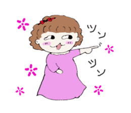 Japanese cute girl stickers sticker #3338350