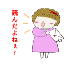 Japanese cute girl stickers sticker #3338352