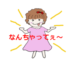 Japanese cute girl stickers sticker #3338354