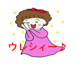 Japanese cute girl stickers sticker #3338356