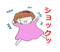 Japanese cute girl stickers sticker #3338357