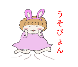 Japanese cute girl stickers sticker #3338358