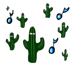 Life of Mr.cactus sticker #3338476