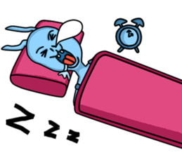 Happy Bunny (Mr. Blue) sticker #3338852