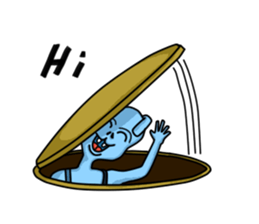 Happy Bunny (Mr. Blue) sticker #3338853