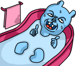 Happy Bunny (Mr. Blue) sticker #3338860