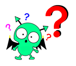 Playful devil sticker #3339293