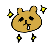 nudity bear sticker #3339645