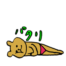 nudity bear sticker #3339677