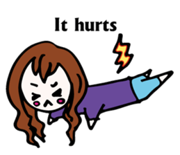 CLIMBING GIRLS sticker #3339974