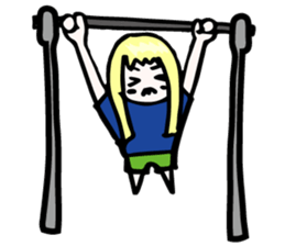 CLIMBING GIRLS sticker #3339996