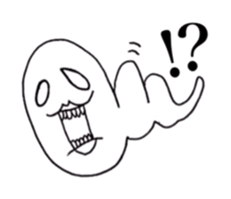 Creepy caterpillar sticker #3341565