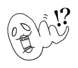 Creepy caterpillar sticker #3341565