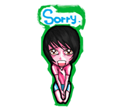 Hello, my name is pink. sticker #3341928