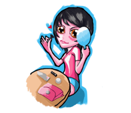 Hello, my name is pink. sticker #3341939