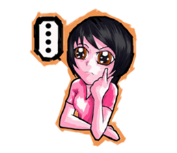 Hello, my name is pink. sticker #3341946