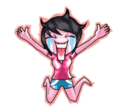 Hello, my name is pink. sticker #3341947