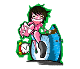 Hello, my name is pink. sticker #3341958