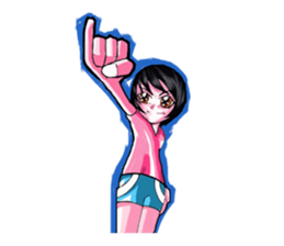 Hello, my name is pink. sticker #3341959