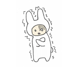 Desperate Mock Rabbit sticker #3342756