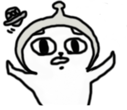 Somehow, It's a cat. sticker #3342923