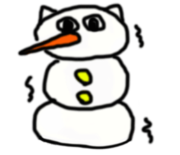 Somehow, It's a cat. sticker #3342934