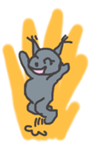 Gray Cat Sticker sticker #3343836