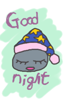 Gray Cat Sticker sticker #3343841