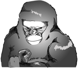 RARIGO of a gorilla sticker #3343868