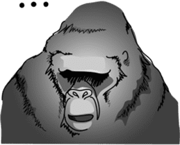 RARIGO of a gorilla sticker #3343873